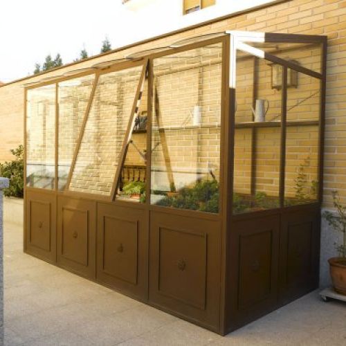 Estructura de forja para invernadero